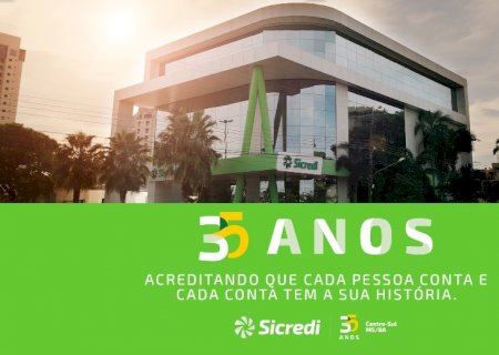 Sicredi Centro-Sul MS/BA completa 35 anos de atuação