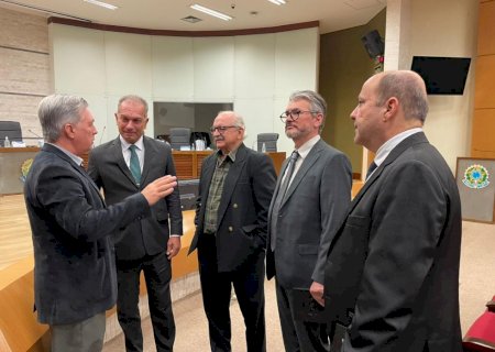 Delegado-geral se reúne com o TRE-MS e demais Forças de Segurança para alinhamento das eleições 2024