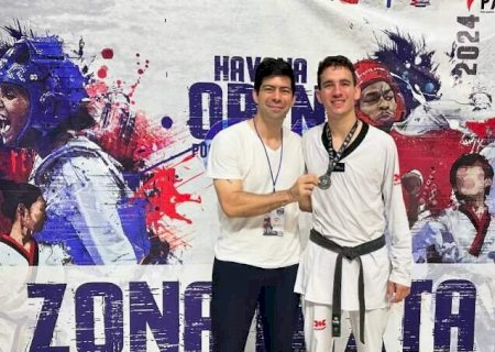 Atleta de MS ganha medalha e acumula pontos para Jogos Ol&iacute;mpicos de 2028
