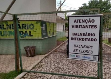 Fortes chuvas interditam Balneário Municipal de Bonito