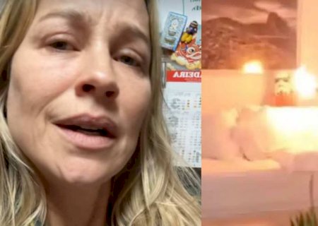 Luana Piovani se revolta após Scooby gravar filho brincando com lança-chamas