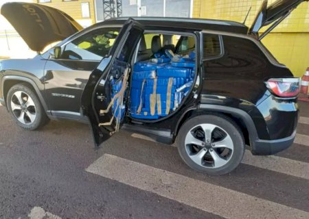 Jovem morador em Ponta Porã é preso no PR transportando quase 1t de droga em Jeep