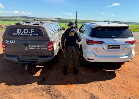 Veículo com registro de furto no PR é recuperado ao ser levado de Caarapó para Coronel Sapucaia>