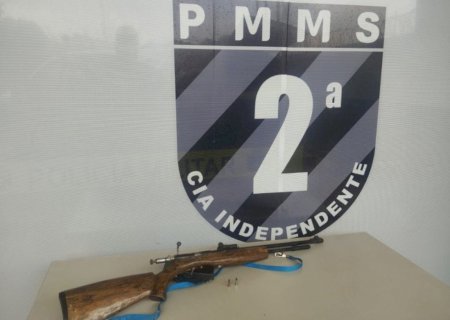 Polícia Militar prende homem por ameaça e porte ilegal de arma de fogo em Caarapó>