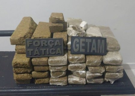 Homem é preso com drogas após tentar se esquivar da polícia>