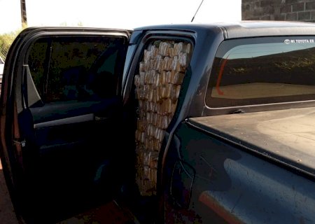 Perseguição termina com troca de tiros, dupla presa e mais de 1,4t de maconha apreendida>
