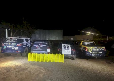 Ação conjunta apreende mais de 187 quilos de maconha e prende quatro pessoas por tráfico em Juti