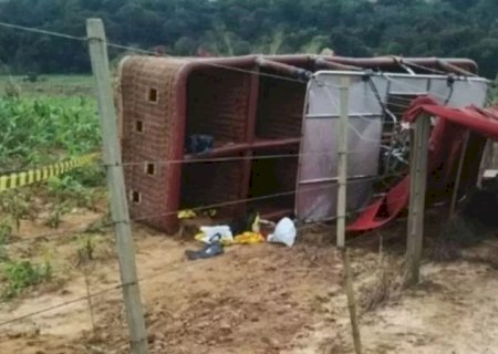 Balão cai com 33 pessoas no interior de SP e grávida morre; piloto é preso por homicídio culposo>