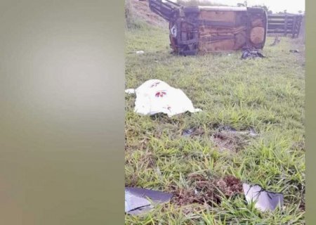 Motorista morre e passageiro fica em estado grave na MS-395>