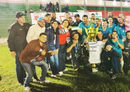 Vila Setenta/Jardim Aprazível/Eco Park conquistam o troféu de campeão do Intervilas de Caarapó