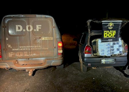Veículo com mais de 600 celulares é apreendido pelo DOF em Laguna Carapã
