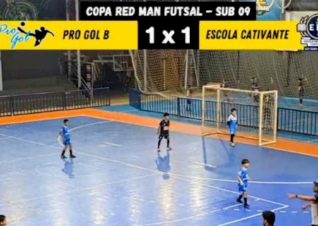 Pai agride árbitro com soco na cabeça em partida infantil de futsal em MS>