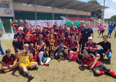 Juralei conquista o tri e chega ao quinto título no Campeonato Amador Máster de Caarapó