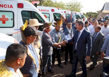 Saúde indígena de Caarapó recebe do Governo nova ambulância para atendimento em aldeias