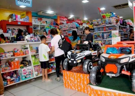 Presente do Dia das Crianças deve custar em média R$ 206,61 em MS