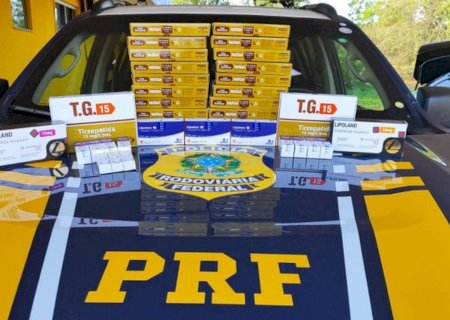 Carga de medicamentos para emagrecimento é apreendida na BR-262