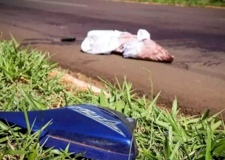 Motoentregador morre ao cair na pista e ser atropelado na Avenida Guaicurus