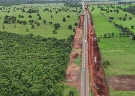 Duplica&ccedil;&atilde;o da BR-163 chega &agrave; fase de pavimenta&ccedil;&atilde;o na regi&atilde;o da Capital