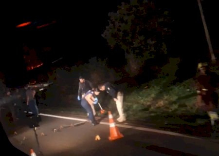 Homem morre após ser baleado por policial  em rodovia às margens da BR-163, em Caarapó