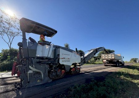 Obras na BR-163 alteram tráfego em Caarapó e em diversos trechos de MS
