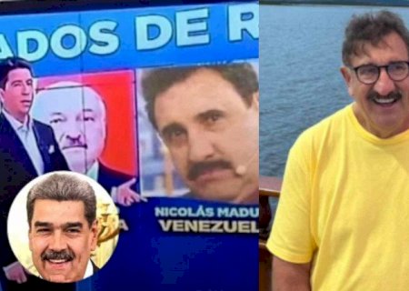 Jornal chileno confunde imagem ao noticiar Maduro e usa foto de Ratinho