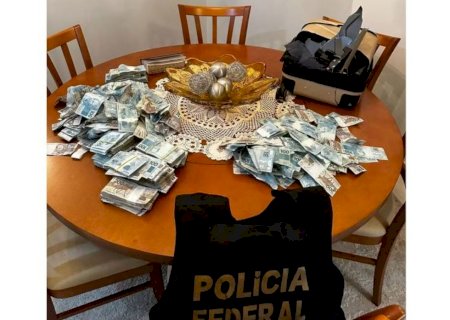 Dinheiro é jogado pela janela em operação da PF