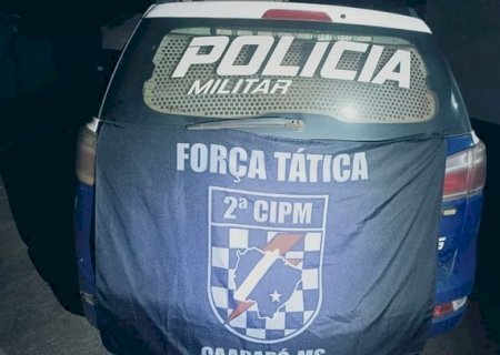 Homem com mandado por roubo é preso pela Força Tática da PM em Caarapó