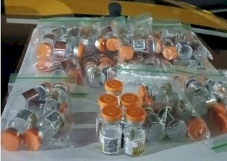 PRF apreende medicamentos ilegais na BR-267 em Bataguassu