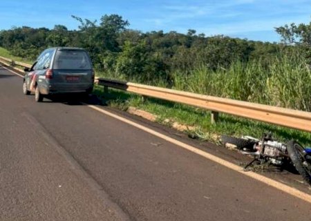 Jovem &eacute; encontrado morto ao lado de moto destru&iacute;da na Serra de Maracaju