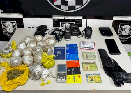 Polícia fecha 'boca de fumo' e prende foragido do Semiaberto