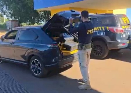 Assaltante do Rio de Janeiro é preso transportando droga em veículo furtado