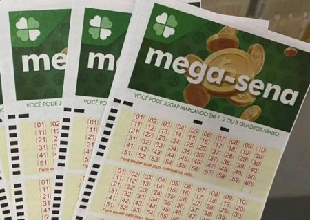 Por 1 número, duas apostas da MS não faturam R$ 10 milhões na Mega-Sena