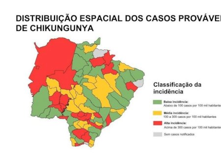 Chikungunya está presente em 76 dos 79 municípios de Mato Grosso do Sul>