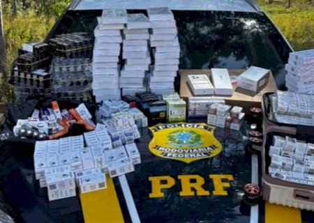 PRF apreende 8 toneladas de droga e 1,6 mil medicamentos emagrecedores