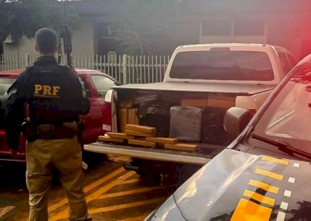 Perseguição termina com apreensão de mais de 1,2 tonelada de maconha em Dourados>