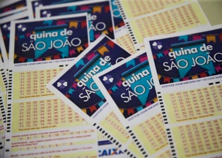 Cinco apostas de Mato Grosso do Sul ganharam até R$ 48 mil com a Quina de São João>
