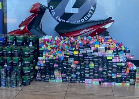 Força Tática apreende R$ 25 mil em produtos contrabandeados durante fiscalização em Caarapó