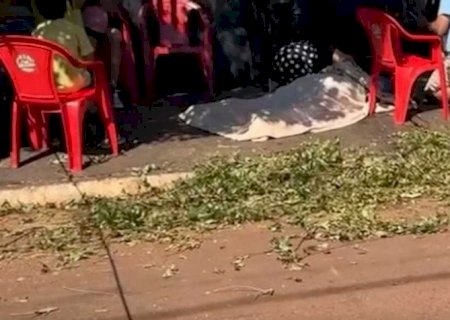 Homem é morto a tiros enquanto tomava tereré com amigo em Maracaju>