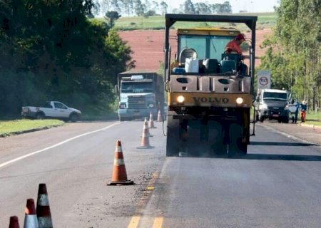 BR-163 tem interdi&ccedil;&otilde;es nesta quarta-feira para obras de manuten&ccedil;&atilde;o e duplica&ccedil;&atilde;o