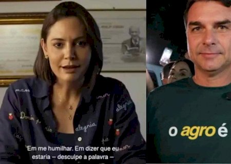 Flávio Bolsonaro reage a críticas de Michelle e nega tê-la desrespeitado