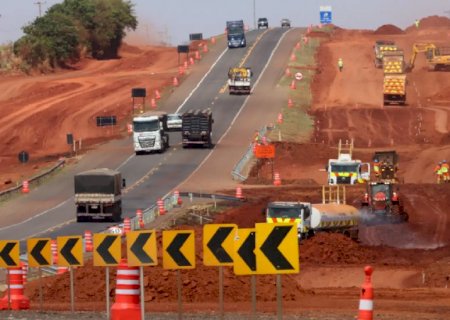 BR-163 tem seis pontos de desvios por obras em MS, nesta quinta-feira