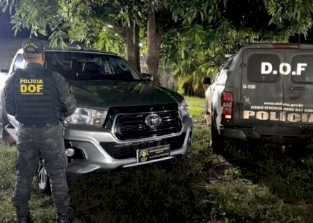 DOF recupera caminhonete furtada e prende duas mulheres em Amambai>