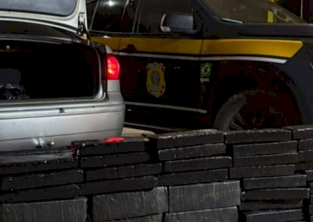 PRF recupera caminhonete furtada e apreende 142 quilos de maconha>