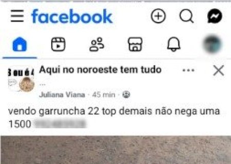 Com tornozeleira no p&eacute;, homem anuncia arma no Facebook e acaba preso>