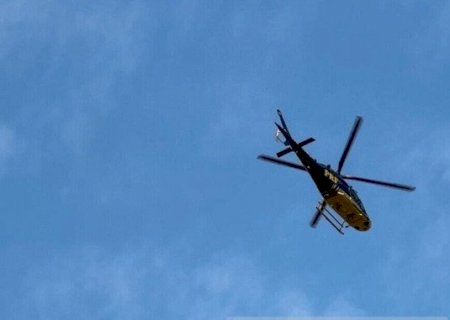 Operação contra organização criminosa mobiliza equipes da polícia e helicópteros em Dourados>