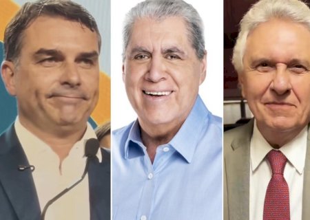 Puccinelli diz que apoiará Caiado no 1° turno e Flávio Bolsonaro ‘com nariz fechado’ em eventual 2° turno>