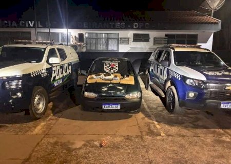 Integrantes do Comando Vermelho s&atilde;o presos com droga e carro adulterado