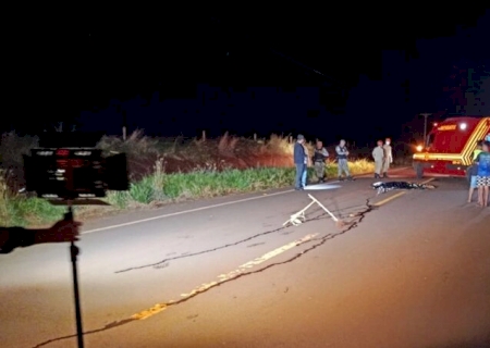 Motociclista morre atropelado por caminhão na MS-278, na região de Cristalina>