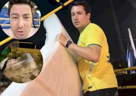 Após ser vetado em debate, Catan diz que não voltará para casa, em protesto>