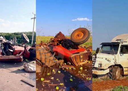 Acidente entre carreta e trator deixa um morto na MS-162>